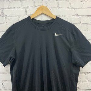 Nike Dri-Fit Athletic Shirt Mens Sz L Large Black